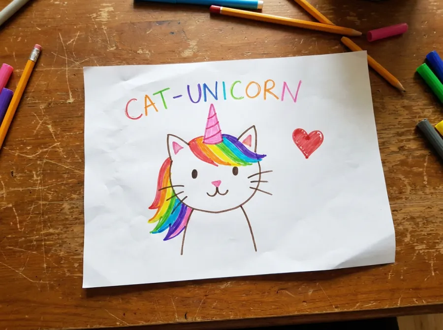 The child's drawing